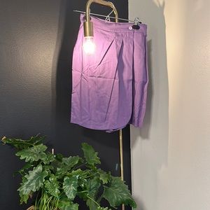 MaxMara Vintage Purple Tulup Skirt Skort Silk Blend Size 4